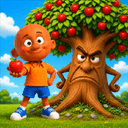 DJ and the Grumpy Tree app icon