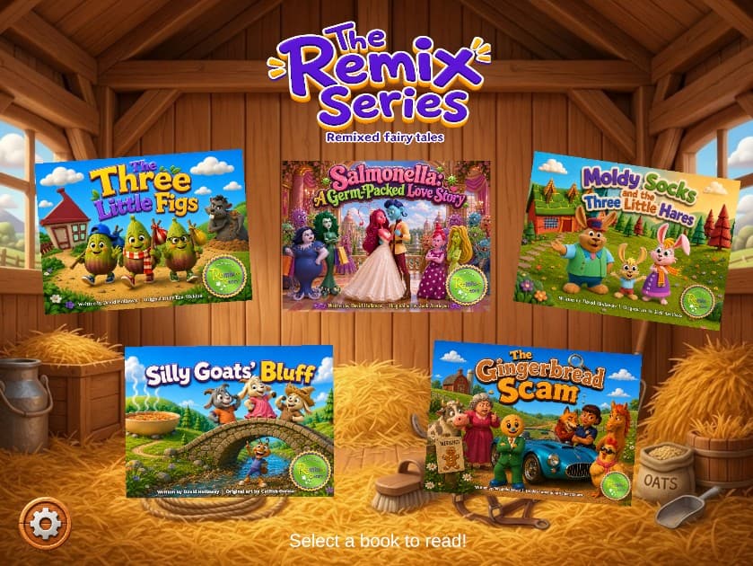 Remixed Fairy Tales start screen