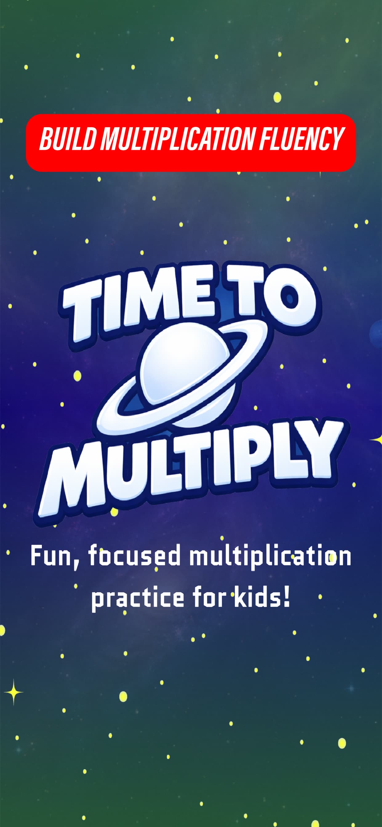 Student practicing multiplication with Time to Multiply